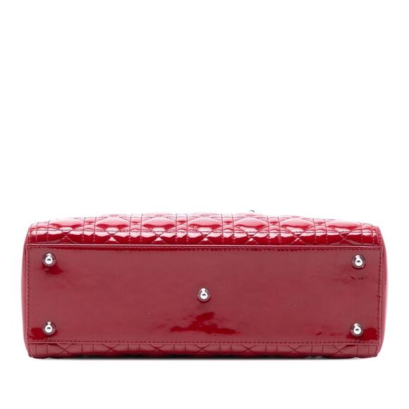 Dior Large Patent Cannage Lady Dior - Picture 3 of 8